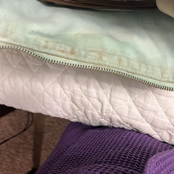 Amazing Mint green Coach Purse with shoulder strap - Picture 7 of 8